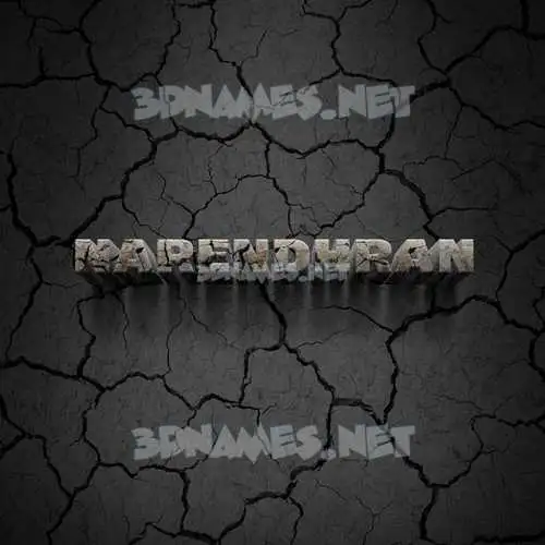 narendhran in Cracked Stone style - 3D name wallpaper narendhran in Cracked Stone style - 3D name wallpaper