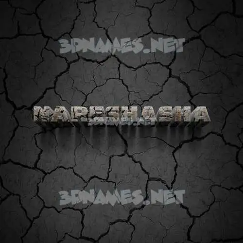 nareshasha in Cracked Stone style - 3D name wallpaper nareshasha in Cracked Stone style - 3D name wallpaper