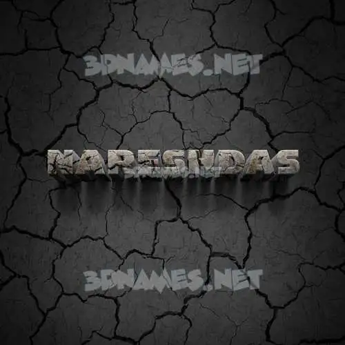 nareshdas in Cracked Stone style - 3D name wallpaper nareshdas in Cracked Stone style - 3D name wallpaper