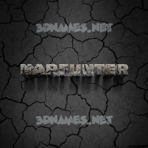 narfunter in Cracked Stone style - 3D name wallpaper narfunter in Cracked Stone style - 3D name wallpaper