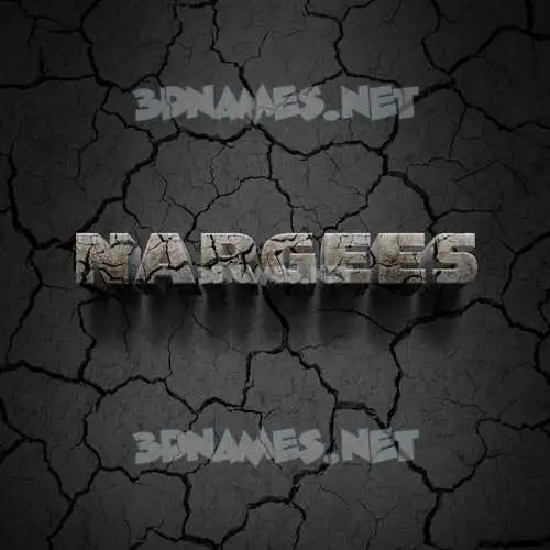 nargees in Cracked Stone style - 3D name wallpaper nargees in Cracked Stone style - 3D name wallpaper