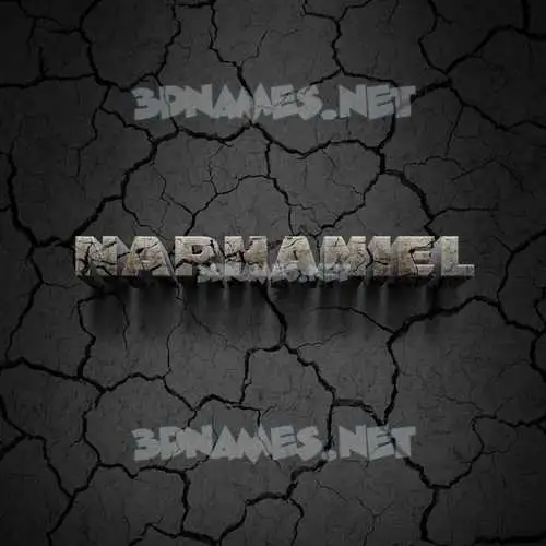 narhaniel in Cracked Stone style - 3D name wallpaper narhaniel in Cracked Stone style - 3D name wallpaper