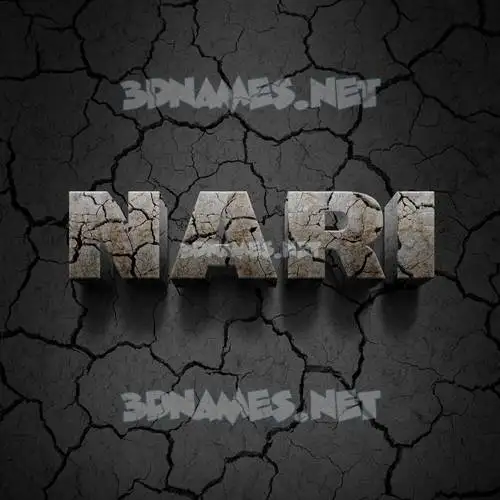 nari in Cracked Stone style - 3D name wallpaper nari in Cracked Stone style - 3D name wallpaper