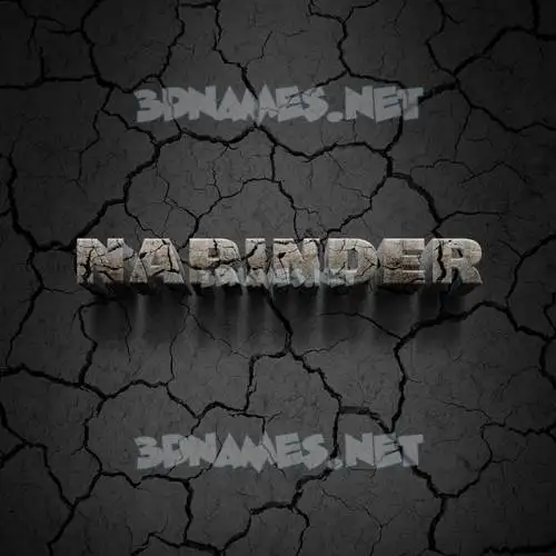 narinder in Cracked Stone style - 3D name wallpaper narinder in Cracked Stone style - 3D name wallpaper