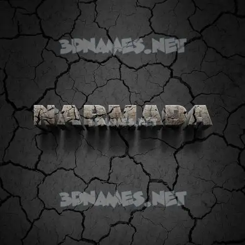 narmada in Cracked Stone style - 3D name wallpaper narmada in Cracked Stone style - 3D name wallpaper