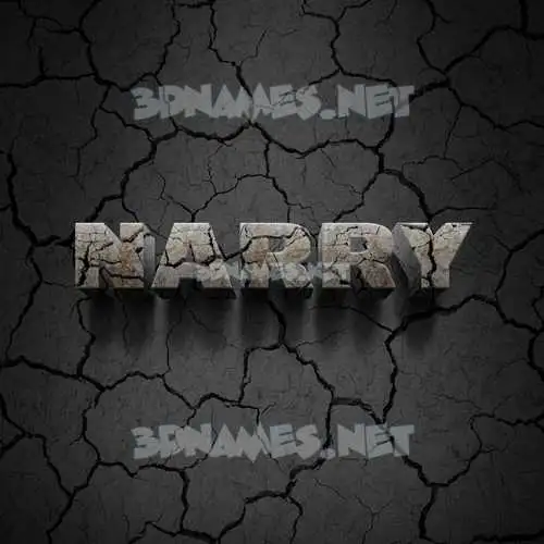 narry in Cracked Stone style - 3D name wallpaper narry in Cracked Stone style - 3D name wallpaper