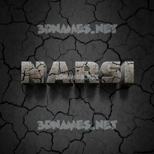 narsi in Cracked Stone style - 3D name wallpaper narsi in Cracked Stone style - 3D name wallpaper