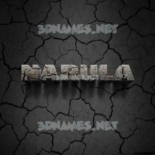narula in Cracked Stone style - 3D name wallpaper narula in Cracked Stone style - 3D name wallpaper