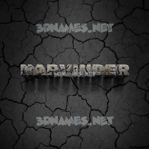 narvinder in Cracked Stone style - 3D name wallpaper narvinder in Cracked Stone style - 3D name wallpaper