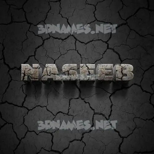 naseeb in Cracked Stone style - 3D name wallpaper naseeb in Cracked Stone style - 3D name wallpaper