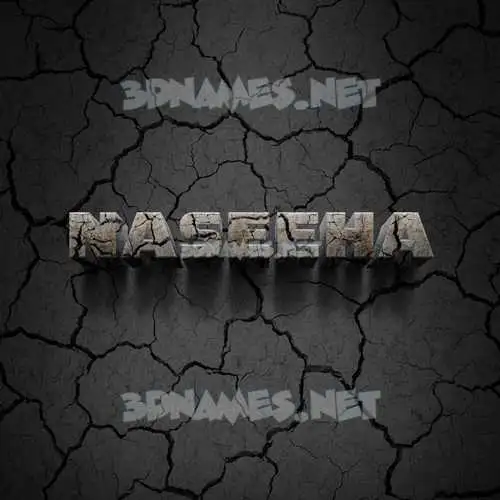 naseeha in Cracked Stone style - 3D name wallpaper naseeha in Cracked Stone style - 3D name wallpaper