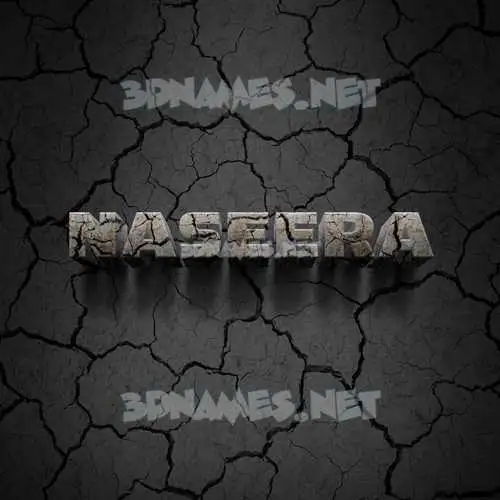 naseera in Cracked Stone style - 3D name wallpaper naseera in Cracked Stone style - 3D name wallpaper