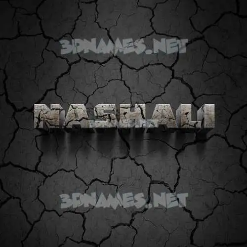nashali in Cracked Stone style - 3D name wallpaper nashali in Cracked Stone style - 3D name wallpaper