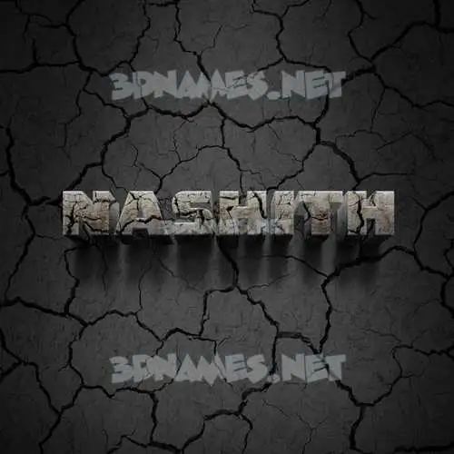 nashith in Cracked Stone style - 3D name wallpaper nashith in Cracked Stone style - 3D name wallpaper