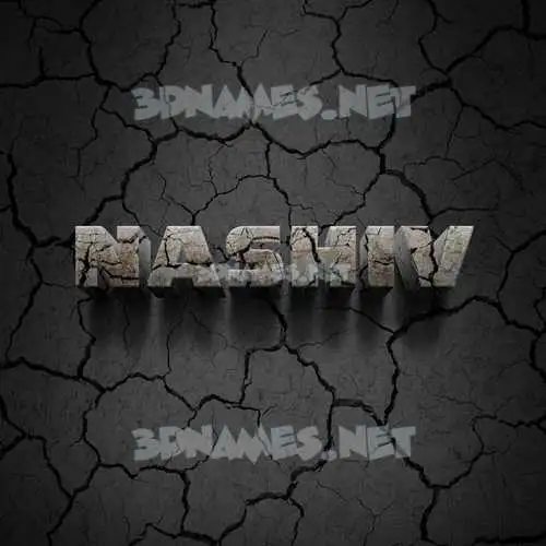 nashiv in Cracked Stone style - 3D name wallpaper nashiv in Cracked Stone style - 3D name wallpaper