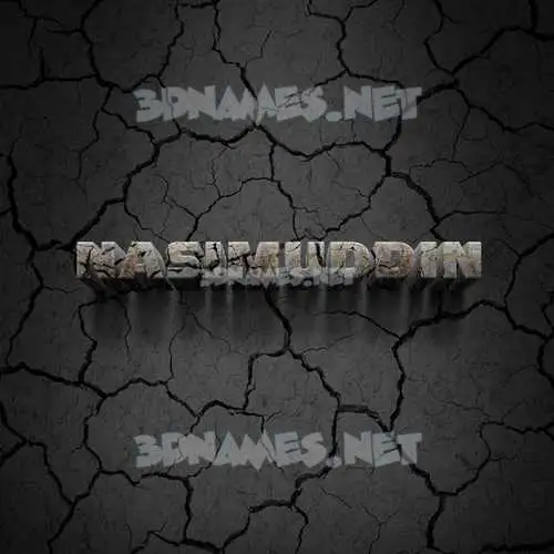 nasimuddin in Cracked Stone style - 3D name wallpaper nasimuddin in Cracked Stone style - 3D name wallpaper