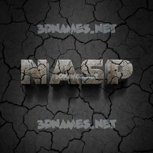 nasp in Cracked Stone style - 3D name wallpaper nasp in Cracked Stone style - 3D name wallpaper