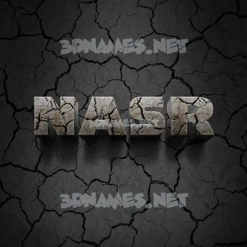 nasr in Cracked Stone style - 3D name wallpaper nasr in Cracked Stone style - 3D name wallpaper