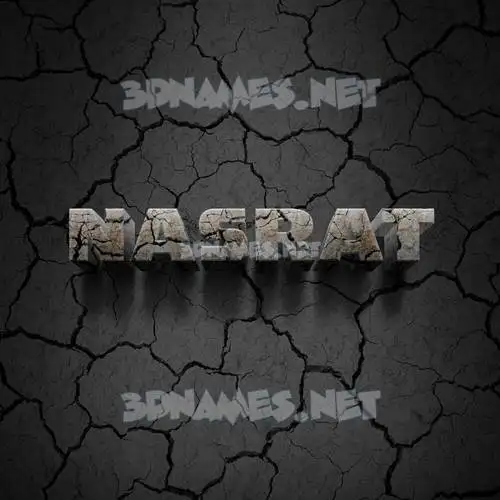 nasrat in Cracked Stone style - 3D name wallpaper nasrat in Cracked Stone style - 3D name wallpaper