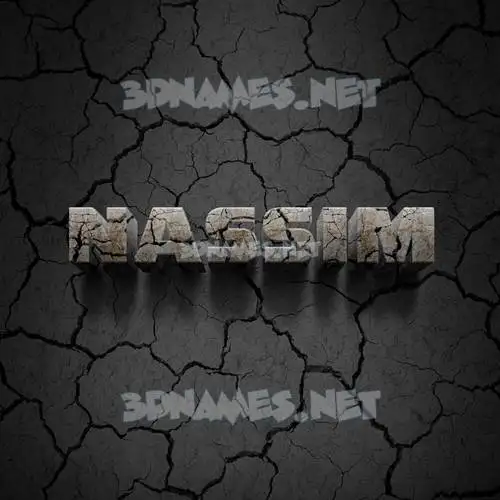nassim in Cracked Stone style - 3D name wallpaper nassim in Cracked Stone style - 3D name wallpaper