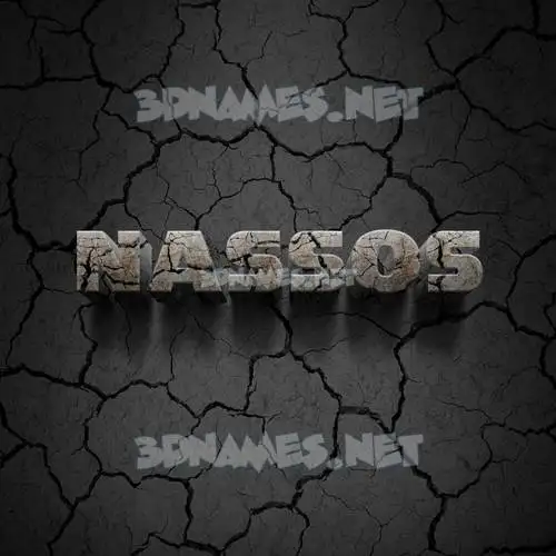 nassos in Cracked Stone style - 3D name wallpaper nassos in Cracked Stone style - 3D name wallpaper