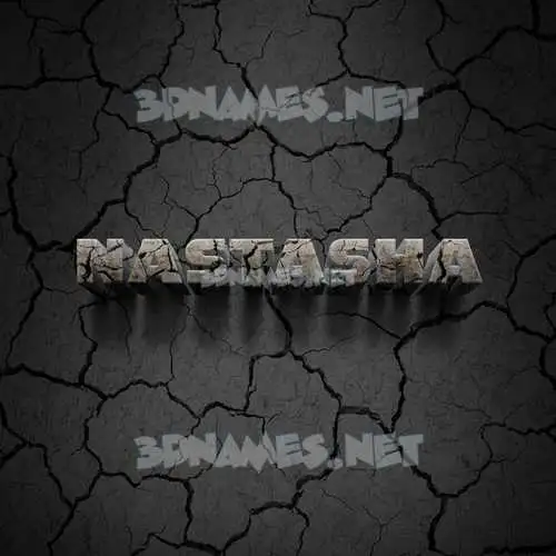 nastasha in Cracked Stone style - 3D name wallpaper nastasha in Cracked Stone style - 3D name wallpaper