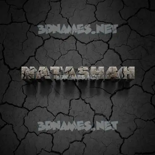 natashah in Cracked Stone style - 3D name wallpaper natashah in Cracked Stone style - 3D name wallpaper