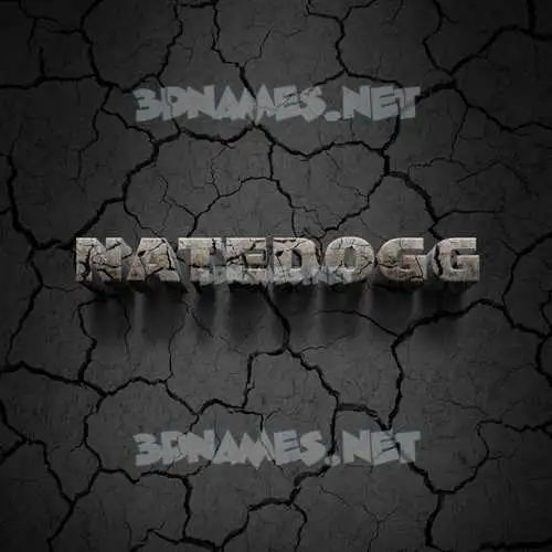 natedogg in Cracked Stone style - 3D name wallpaper natedogg in Cracked Stone style - 3D name wallpaper