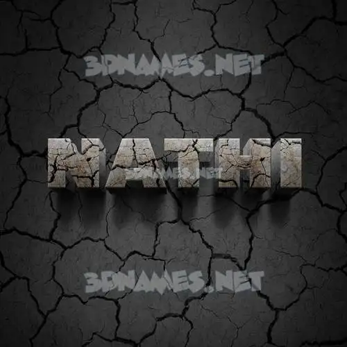 nathi in Cracked Stone style - 3D name wallpaper nathi in Cracked Stone style - 3D name wallpaper