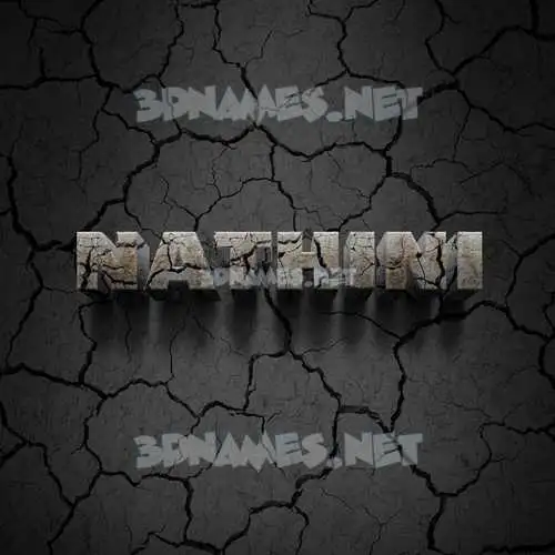 nathini in Cracked Stone style - 3D name wallpaper nathini in Cracked Stone style - 3D name wallpaper