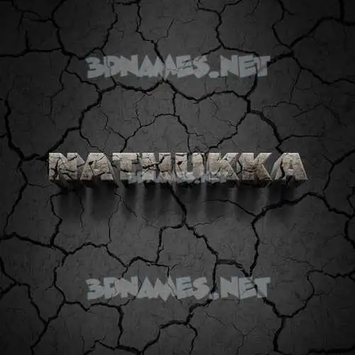 nathukka in Cracked Stone style - 3D name wallpaper nathukka in Cracked Stone style - 3D name wallpaper