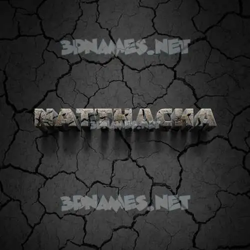 natthacha in Cracked Stone style - 3D name wallpaper natthacha in Cracked Stone style - 3D name wallpaper