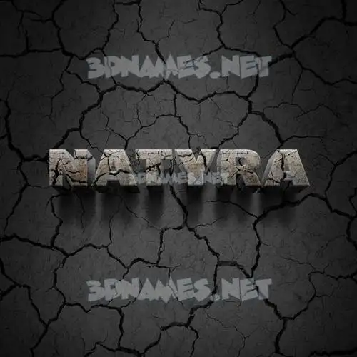 natyra in Cracked Stone style - 3D name wallpaper natyra in Cracked Stone style - 3D name wallpaper