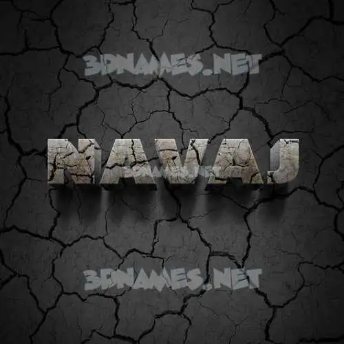 navaj in Cracked Stone style - 3D name wallpaper navaj in Cracked Stone style - 3D name wallpaper