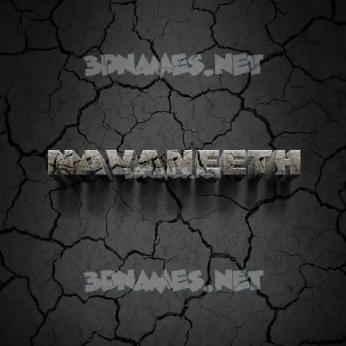 navaneeth in Cracked Stone style - 3D name wallpaper navaneeth in Cracked Stone style - 3D name wallpaper
