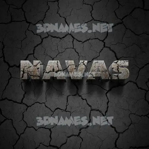 navas in Cracked Stone style - 3D name wallpaper navas in Cracked Stone style - 3D name wallpaper