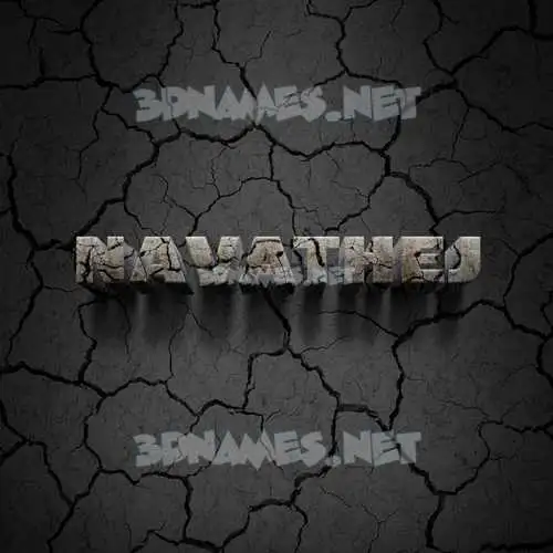 navathej in Cracked Stone style - 3D name wallpaper navathej in Cracked Stone style - 3D name wallpaper