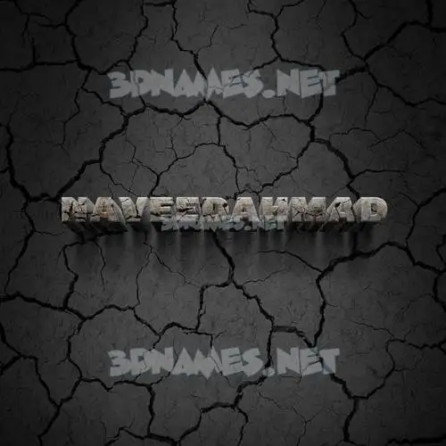 naveedahmad in Cracked Stone style - 3D name wallpaper naveedahmad in Cracked Stone style - 3D name wallpaper