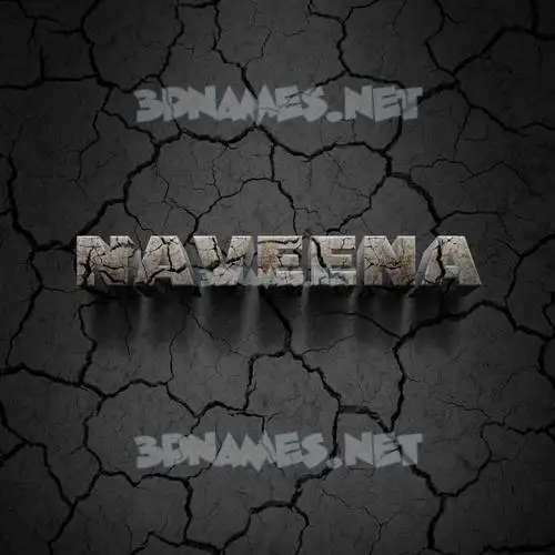 naveena in Cracked Stone style - 3D name wallpaper naveena in Cracked Stone style - 3D name wallpaper