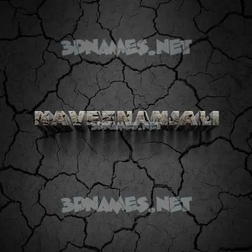 naveenanjali in Cracked Stone style - 3D name wallpaper naveenanjali in Cracked Stone style - 3D name wallpaper