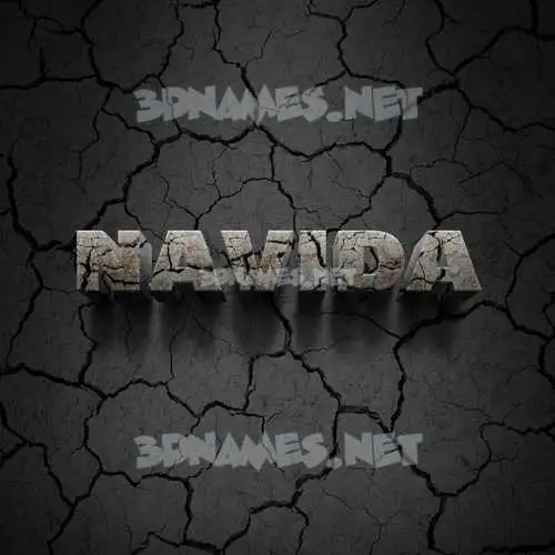 navida in Cracked Stone style - 3D name wallpaper navida in Cracked Stone style - 3D name wallpaper