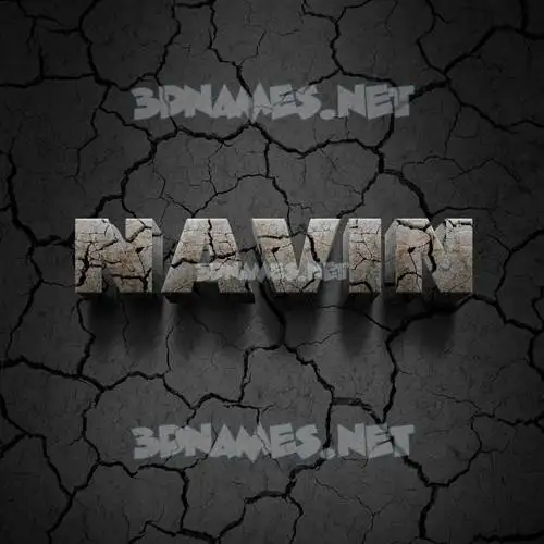 navin in Cracked Stone style - 3D name wallpaper navin in Cracked Stone style - 3D name wallpaper