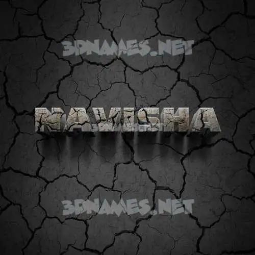 navisha in Cracked Stone style - 3D name wallpaper navisha in Cracked Stone style - 3D name wallpaper