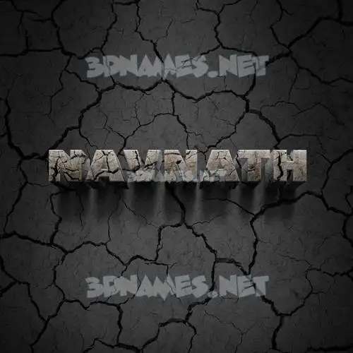 navnath in Cracked Stone style - 3D name wallpaper