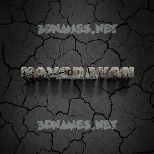 navodayan in Cracked Stone style - 3D name wallpaper
