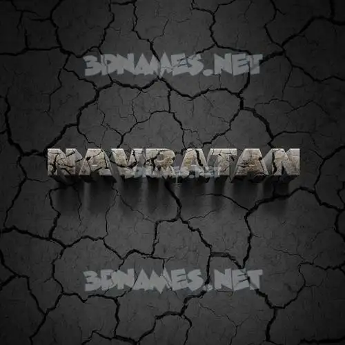 navratan in Cracked Stone style - 3D name wallpaper navratan in Cracked Stone style - 3D name wallpaper