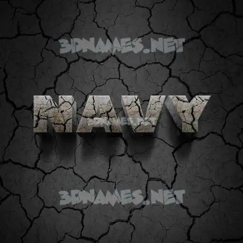 navy in Cracked Stone style - 3D name wallpaper navy in Cracked Stone style - 3D name wallpaper