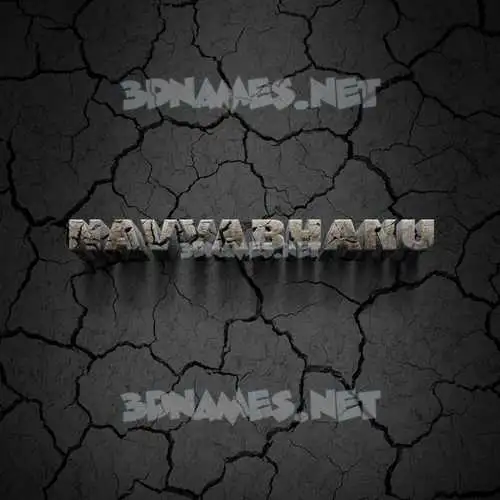 navyabhanu in Cracked Stone style - 3D name wallpaper