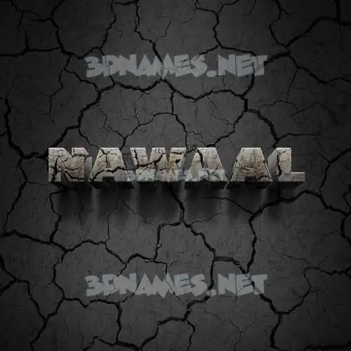 nawaal in Cracked Stone style - 3D name wallpaper nawaal in Cracked Stone style - 3D name wallpaper