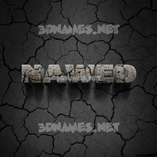 nawed in Cracked Stone style - 3D name wallpaper nawed in Cracked Stone style - 3D name wallpaper